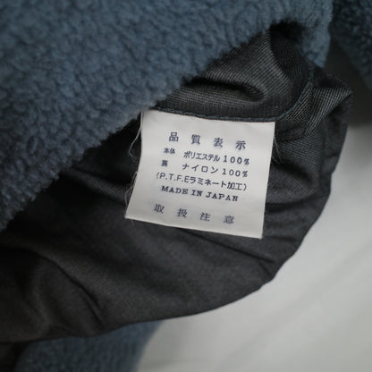 Montbell Polartec Fleece Quarter Snap Pullover Vintage Japan Made Light Blue Grey Womens Small