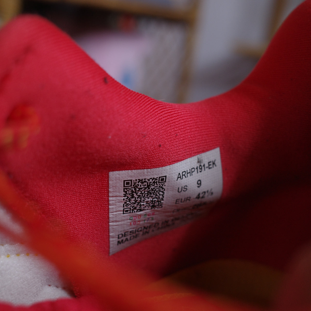 Li Ning Arc Ace Red Yellow Rare US9