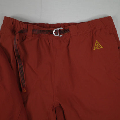 Nike ACG Dri-FIT UV Dev Trail Track Set Full Long Sleeve Button Up Pants Brown Mens Large SET NEW