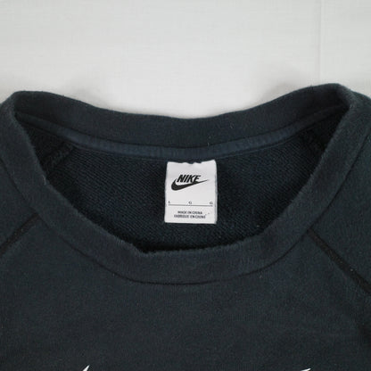 Nike Air Nikelab Black Crewneck Sweater Mens Large