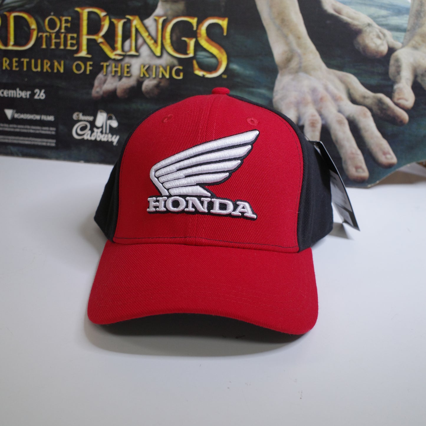 HONDA Red Black Adjustable Cap Genuine Merchandise