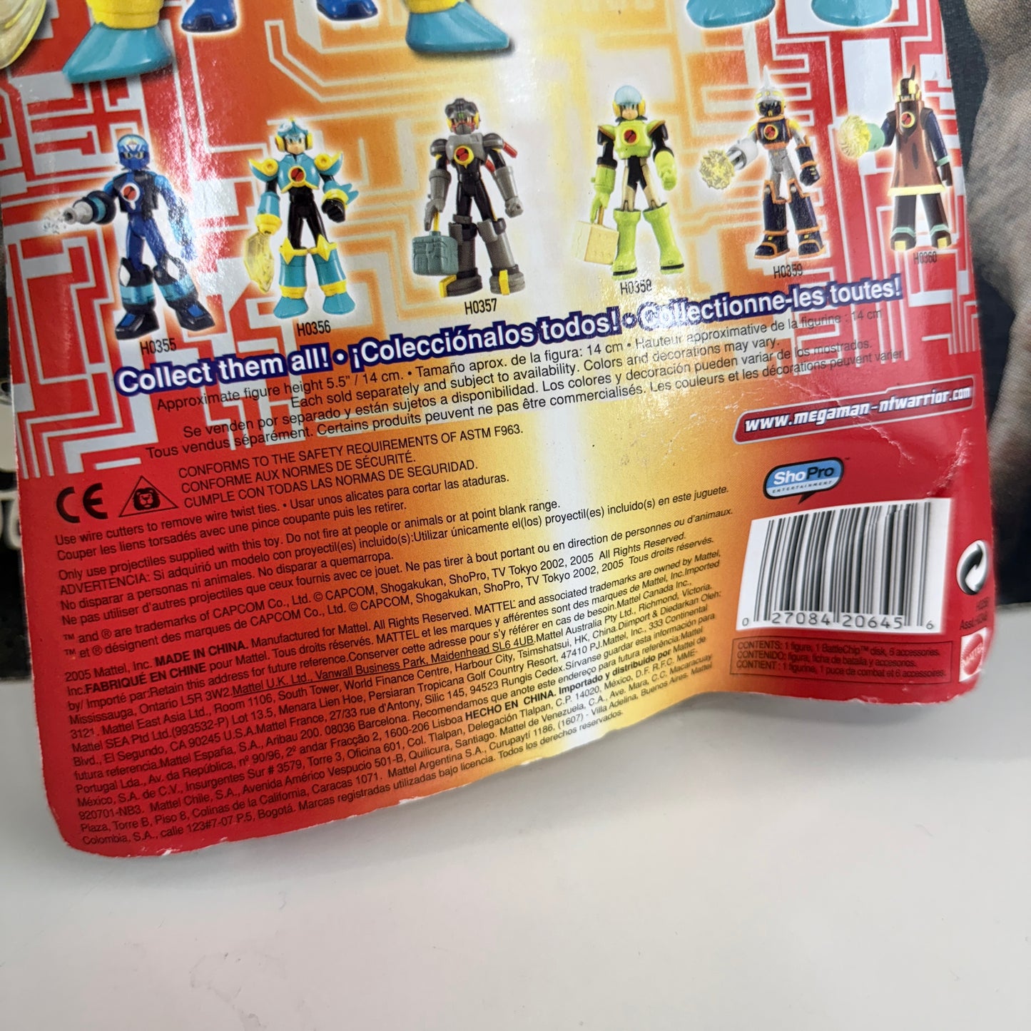 NEW Megaman NT Warrior Double Soul Windsoul Mattel Capcom 2004 *box damaged