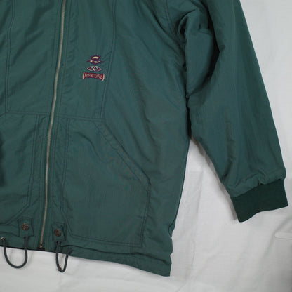 Vintage Ripcurl Green Navy  'The Search' Reversible Jacket 90's Size L Zip Up Jacket Mens Large