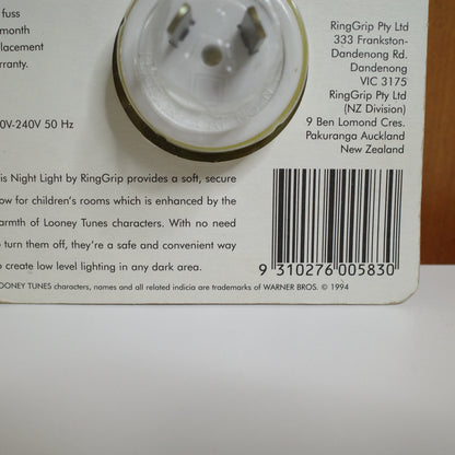 Vintage Sealed 1994 Looney Tunes - Sylvester & Tweety Night Light