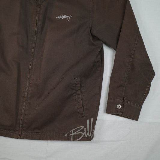 Billabong 2000's Brown Script Bomber Jacket Women's 18