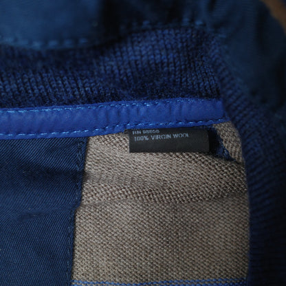 Paul & Shark Sweater Mens 6XL Blue Grey  Quarter Zip Competition Yachting Made in Italy