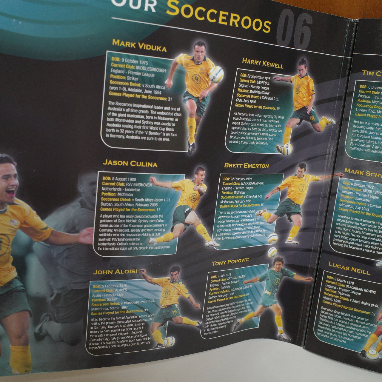 Official Socceroos Medallion Collection Road to Germany Herald Sun 2006