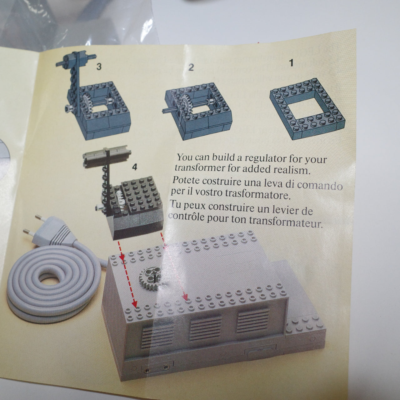 LEGO Vintage 7864 12V Train Transformer Controller with box & instructions