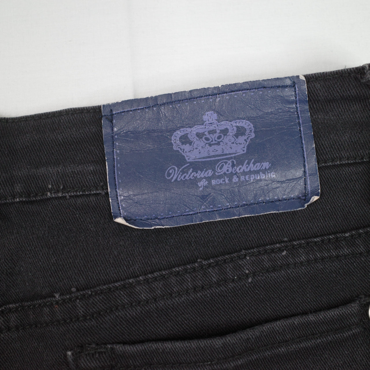 Victoria Beckham Rock Republic Black Jeans Made in USA Womens Size 30