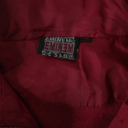 Eminem Slim Shady Maroon Full Zip Shell Jacket Women's 14