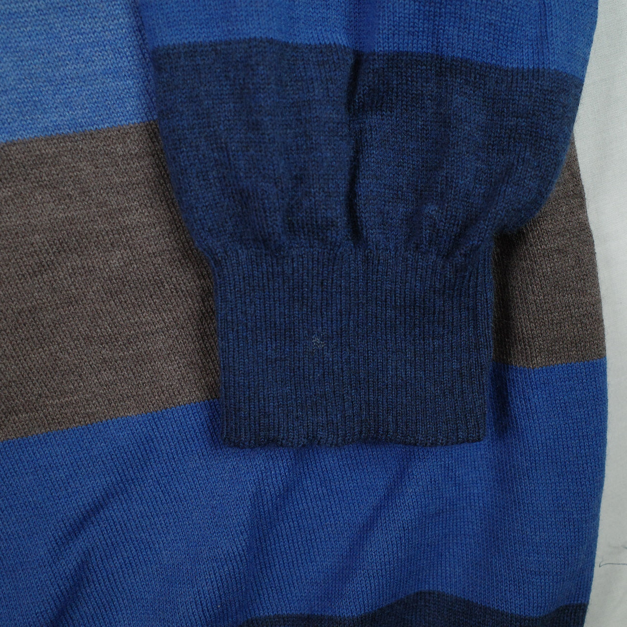 Paul & Shark Sweater Mens 6XL Blue Grey  Quarter Zip Competition Yachting Made in Italy