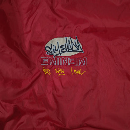 Eminem Slim Shady Maroon Full Zip Shell Jacket Women's 14