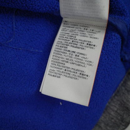 Superdry Jacket Windtrekker Grey Blue Fleece Lined Mens XL