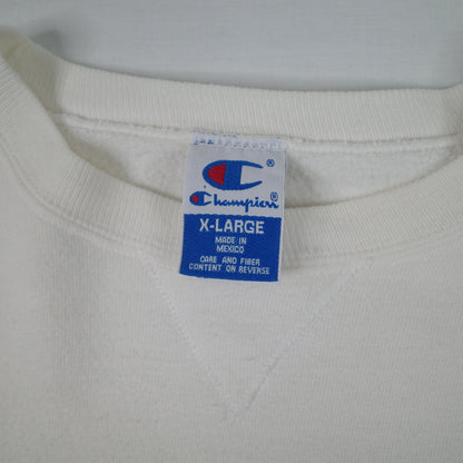 Champion Atlanta 1996 Olympics White Sweater Crewneck Mens XL