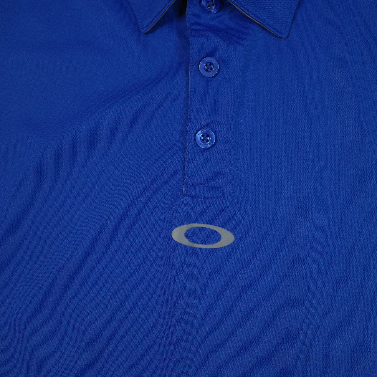 Oakley Ellipse Blue Polo Short Sleeve Mens Large