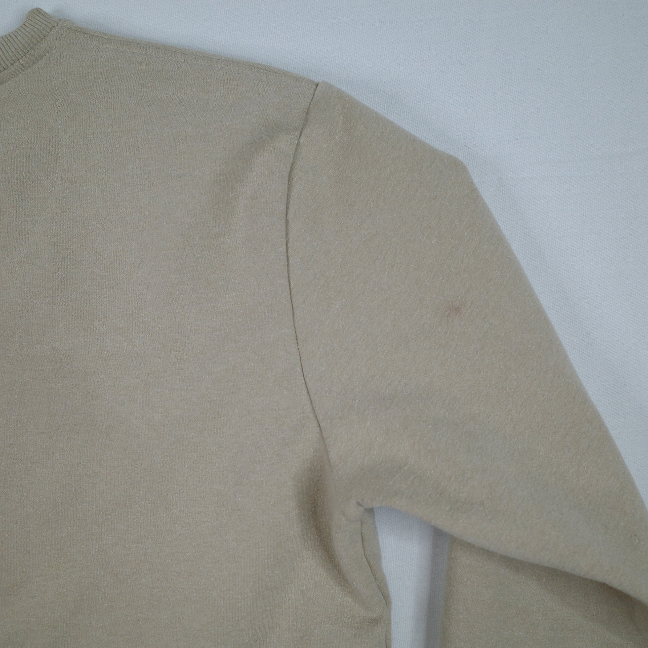 Patagonia Mens Sweater Uprisal P6 Label Crewneck Beige Medium