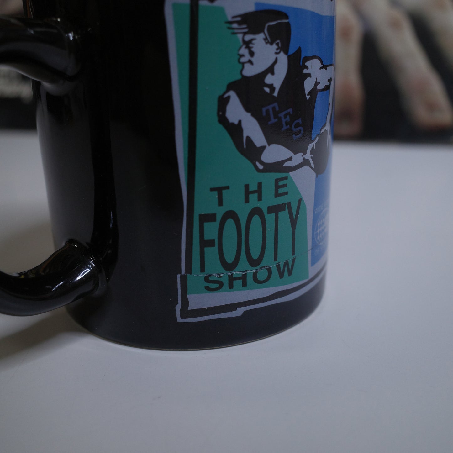 The Footy Show Wide World Of Sports Channel 9 Coffee Mug VINTAGE 1990s NRL AFL