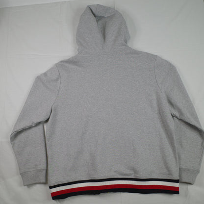 Tommy Hilfiger Grey Zip Up Hoodie Cotton Men's XXL