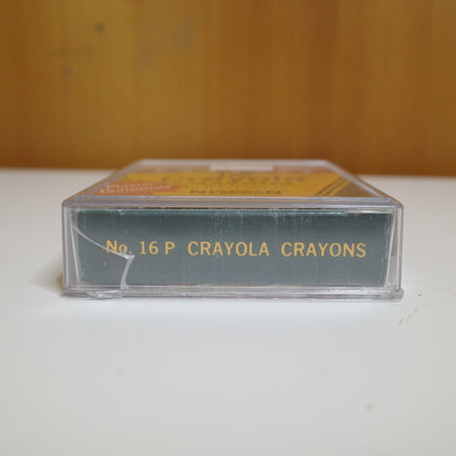 Crayola Crayons Vintage Plastic Container Binney & Smith No. 16 P Made In USA
