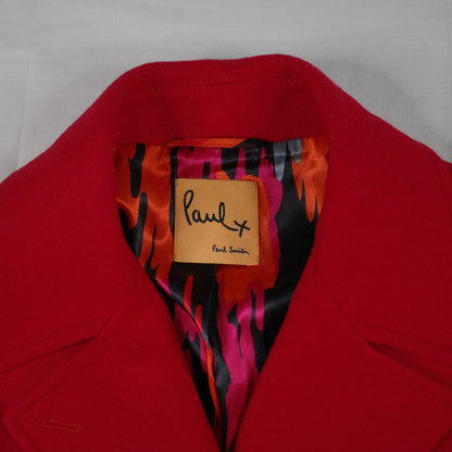 Paul Smith Paul X Red Jacket Satin Lined Womens Medium