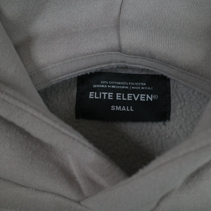 Elite Eleven Light Brown Hoodie Oversized Sweater Pullover Mens Small