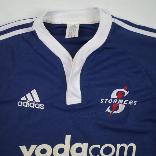Stormers Rugby Union Shirt Adidas Large Home Kit Trikot Jersey 2007 2008