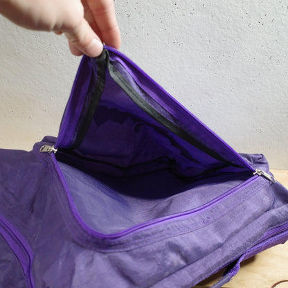 1998 Vintage Tweety Backpack Briefcase Purple