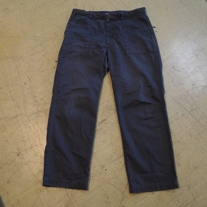 Tommy Hilfiger Pants Mens W40 L34 Baggy Pocket Black Faded Cargo Chino