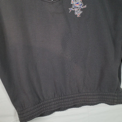Black and Blue Elite Vintage Australian Made Quarter Zip Sweater Mens Medium