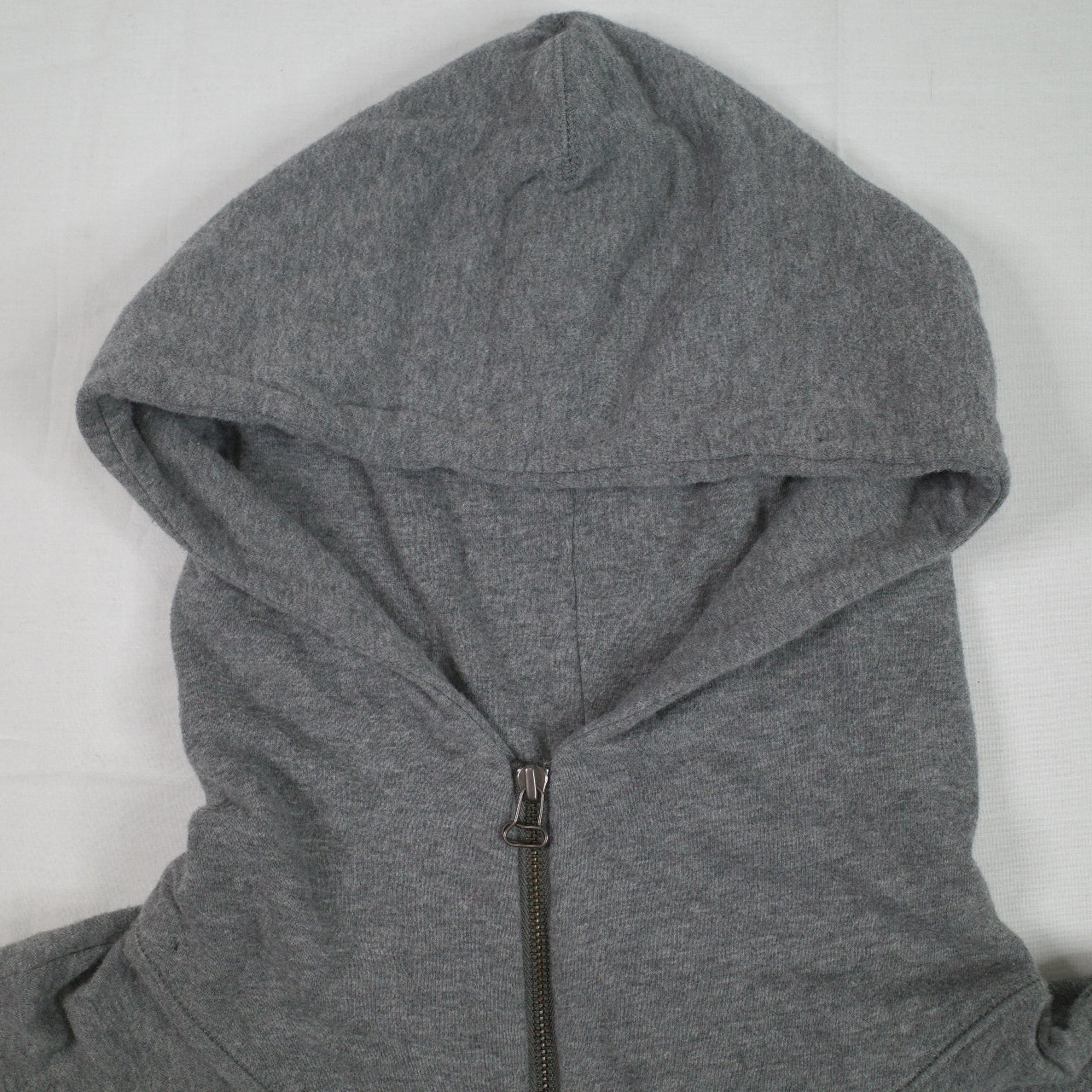 T By Alexander Wang Gray Hoodie Sweater Jacket Unhemmed Sleeves Womens Small