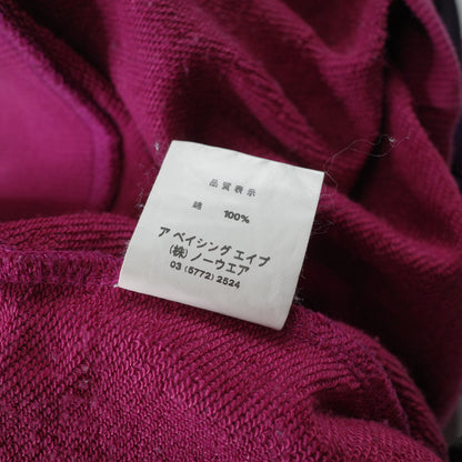 A Bathing Ape Pink Purple Camo College Pullover Hoodie Large Japan Fit