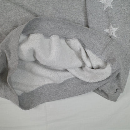 Vintage Walt Disney World An American Tradition Flag Grey Hoodie Mens XL