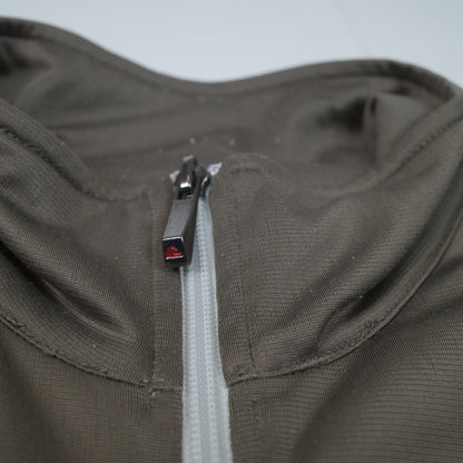Quicksilver Vintage Light Brown Full Zip Track Jacket Mens Medium