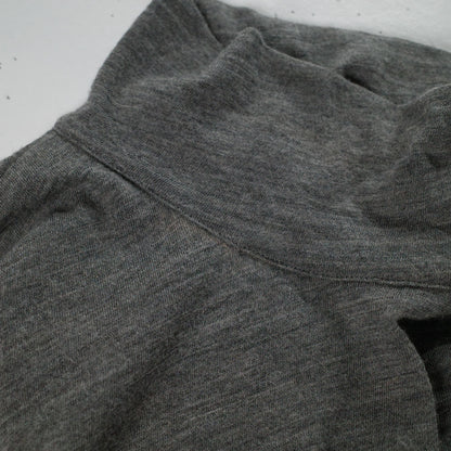 Jil Sander Mock Neck Grey Turtleneck Sweater Jumper Size 42