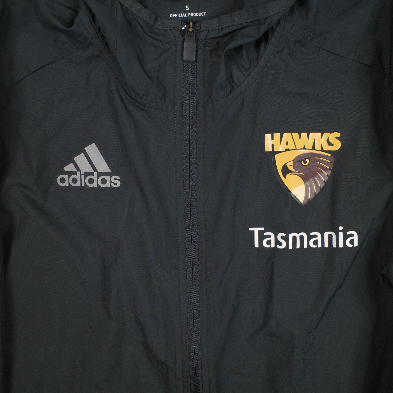 Adidas AFL Tasmania Hawks Light Weight Grey Jacket Mens Small