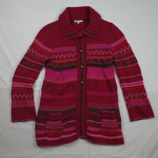 Kenzo Kids Cardigan Pink Knit Pink Red 12A/150