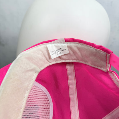 Vintage Nylon Tasmania Neon Pink Snapback Cap