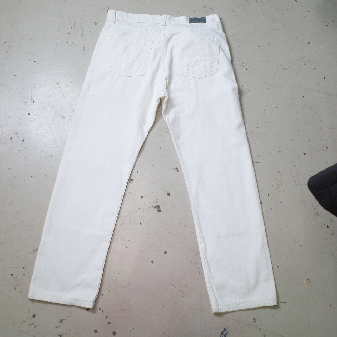 Kenzo Homme White Jeans Pants Made In Italy Waist 36 Length 34