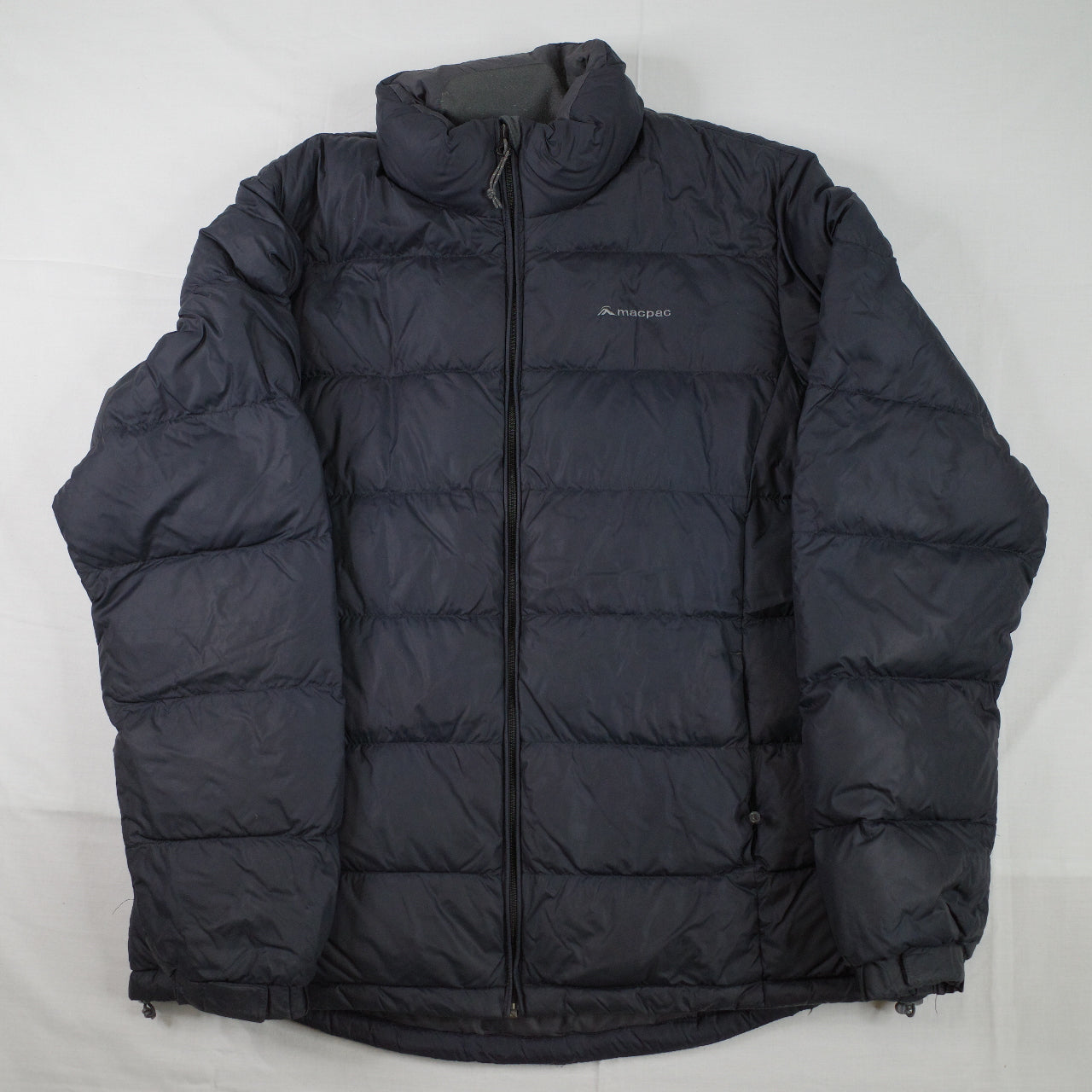 Macpac Halo Puffer Down Jacket Womens 18 Black Full Zip