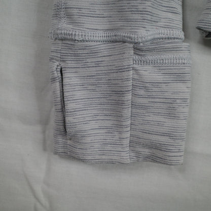 Lululemon Define Gray Quarter Zip Womens Size 0 167/74Y Yoga