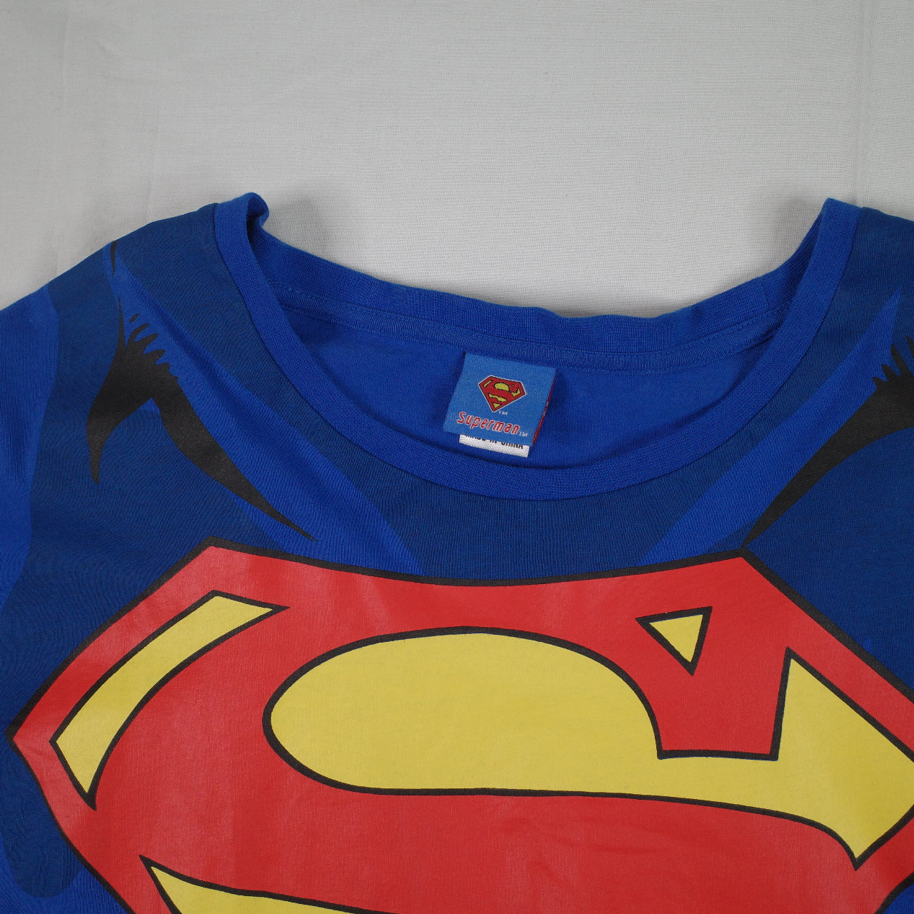 DC Comics Superman Costume T-Shirt With Cape Men's XL
