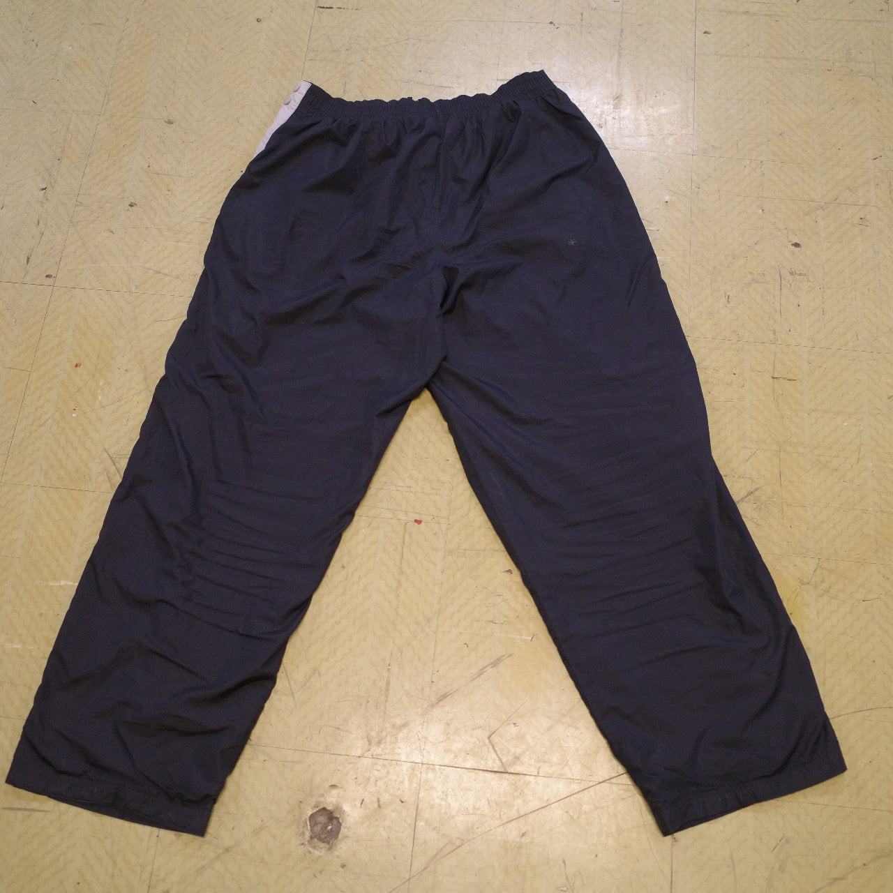 Vintage Nike Black Track Pants Windbreaker Piping Men's Large