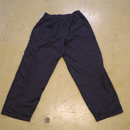 Vintage Nike Black Track Pants Windbreaker Piping Men's Large