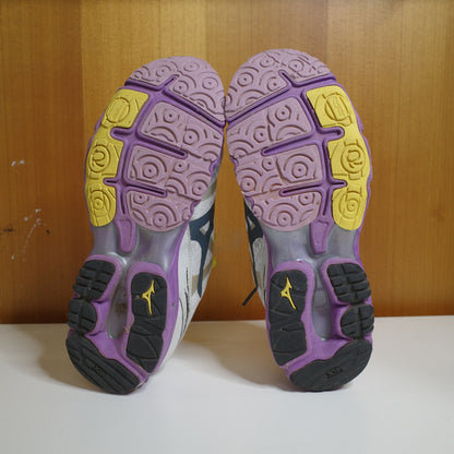 Mizuno Women's Size 10 Wave Rider 17 Running Shoes White Black Purple