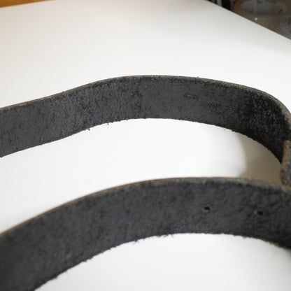 Harley Davidson 1989 Cycles Metal Belt Buckle USA Made Leather Embossed Belt Siskiyou