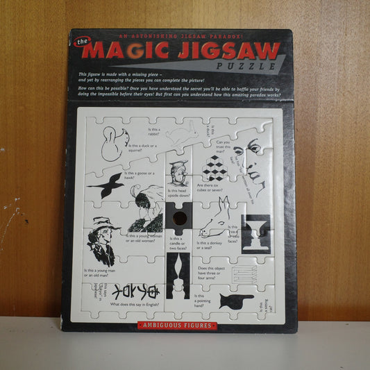 The Magic Jigsaw Puzzle Ambiguous Figures 1998 Vintage Puzzle