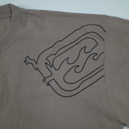 Vintage Y2K Billabong Shirt Mens XXL Light Brown Short Sleeve