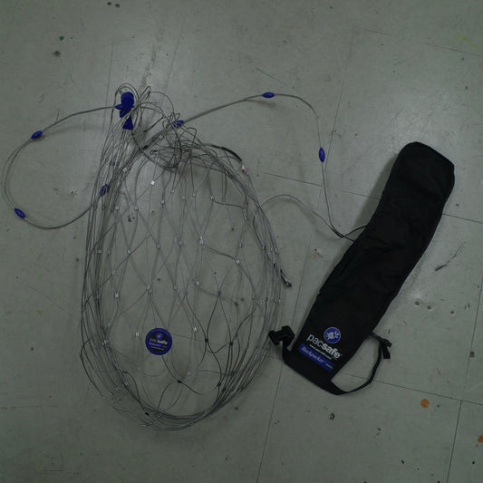 Pacsafe 55L - 85L Backpacker Travel Security #1305 Medium Stainless Steel