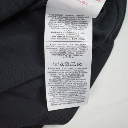 Nike Air Embroidered Center Logo Black Short Sleeve Womens T-Shirt M