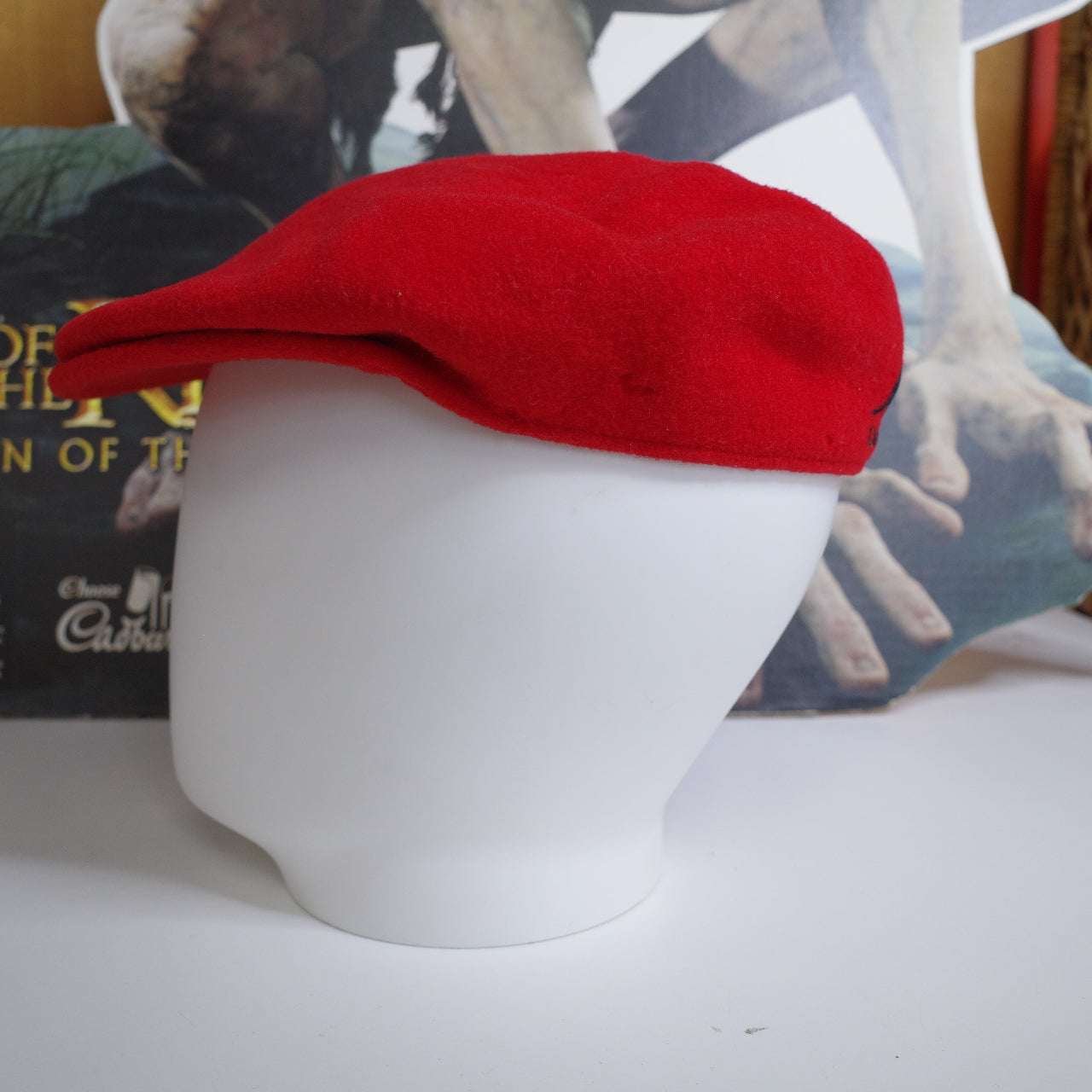 Kangol Wool 504 Flat Cap Men Vintage Red Large